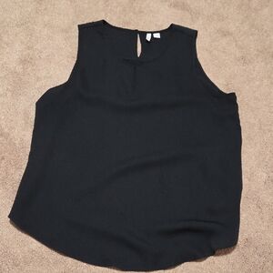 Cato Classic Black Sleeveless Blouse